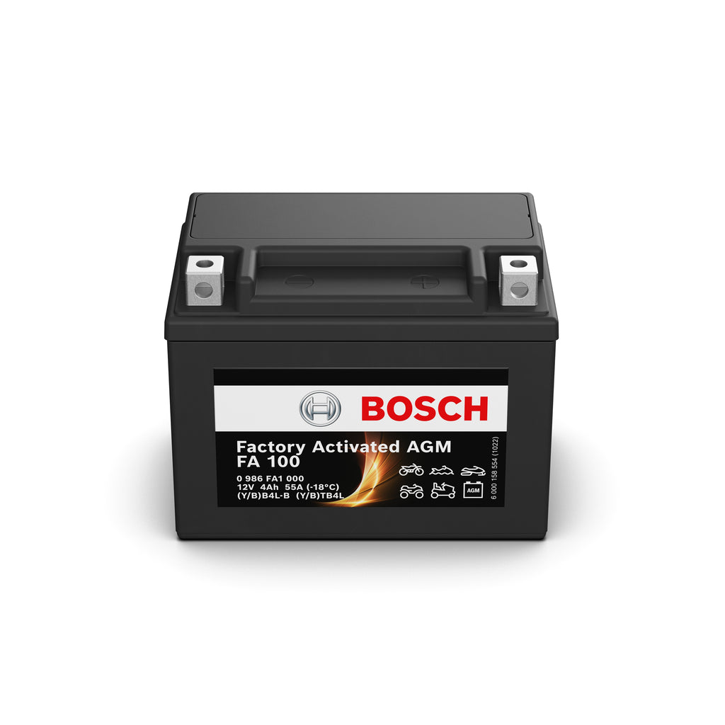 Bosch FA100 4Ah DX Batteria Moto - Potenza e Affidabilità Bosch FA100 4Ah DX Batteria Moto - Potenza e Affidabilità